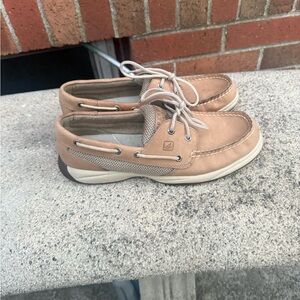 Sperry Top-Sider Women’s Tan Leather Boat Shoes